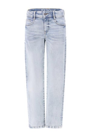 loose fit jeans light blue denim