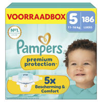 thumbnail: Pampers Premium Protection Maat 5 voorraadbox 186 luiers