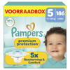 Pampers Premium Protection Maat 5 voorraadbox 186 luiers