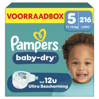 thumbnail: Pampers Baby-Dry Maat 5 voorraadbox 216 luiers