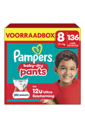 Maat 8 voorraadbox 136 luierbroekjes