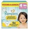 Pampers Premium Protection Maat 4 voorraadbox 186 luiers