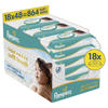 Pampers Aqua Soft Touch Baby Wipes - 18 x 48 stuks