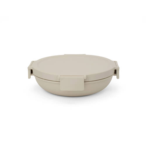 Brabantia Make & Take lunchkom - 1 l - Kunststof - Soft Beige Saladebox afbeelding