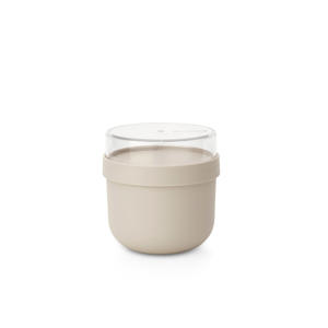 Make & Take yoghurtbeker - 0,5 l - Kunststof - Soft Beige