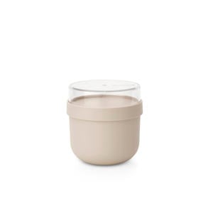 Make & Take yoghurtbeker - 0,5 l - Kunststof - Soft Beige