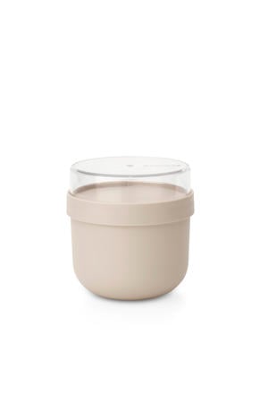 Make & Take yoghurtbeker - 0,5 l - Kunststof - Soft Beige