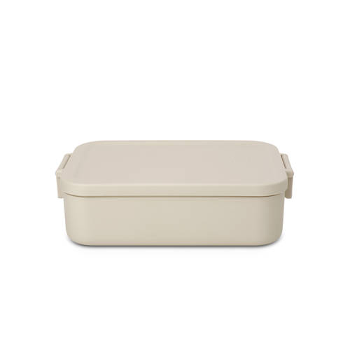 Brabantia Make & Take lunchbox - Medium - Kunststof - Soft Beige Broodtrommel afbeelding