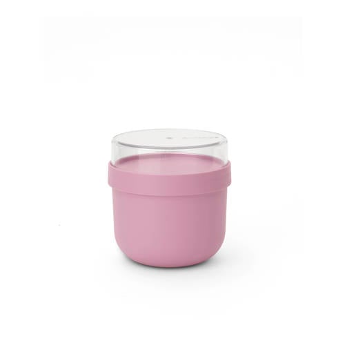 Brabantia Make & Take yoghurtbeker - 0,5 l - Kunststof - Lilac Pink Broodtrommel Roze afbeelding