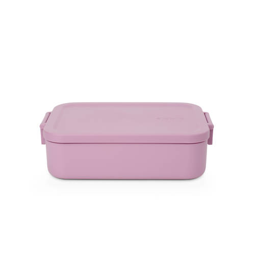 Brabantia Make & Take lunchbox - Medium - Kunststof - Lilac Pink Broodtrommel Roze afbeelding
