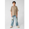 Shoeby T-shirt met backprint taupe