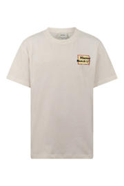 thumbnail: Ecru meisjes Shoeby T-shirt van katoen met backprint, korte mouwen en ronde hals