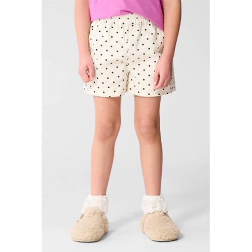 Shoeby high waist casual short met stippen ecru Korte broek Meisjes Katoen - maat 170/176 afbeelding