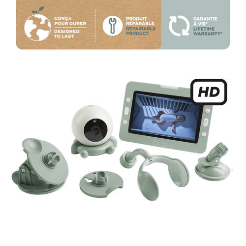 Babymoov Babymoov Video Babyfoon YOO Go + HD met 4 accessoires Video Babyfoon YOO Go + HD met 4 accessoires Babyfoon met camera afbeelding