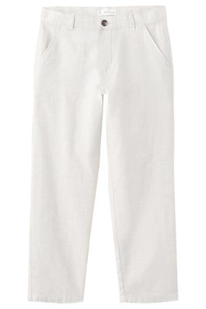 pantalon met linnen zand