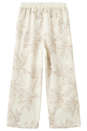 gebloemde casual broek