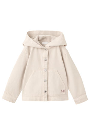 denim spijkerjas beige