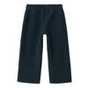 Mango Kids casual broek donkerblauw met textuur
