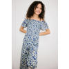 Mango Kids gebloemde jumpsuit blauw