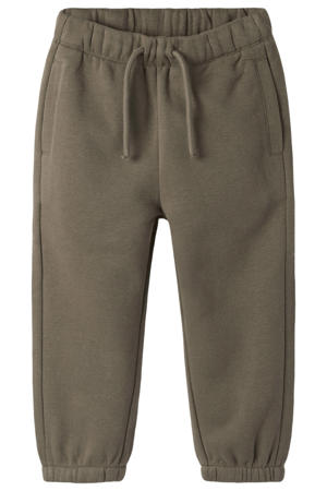 loose fit joggingbroek - kaki