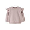 LIL' ATELIER BABY oversized sweater met ruches - oudroze