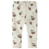 LIL' ATELIER BABY legging met print - ecru