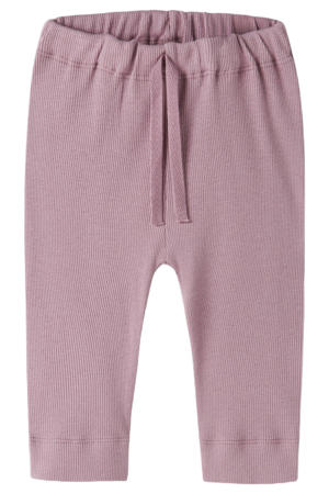 katoenen babybroek - paars