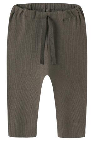 katoenen babybroek - bruin
