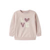 NAME IT BABY sweater met print - lichtroze