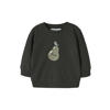 NAME IT BABY rechtvallend sweater met print - donkergroen