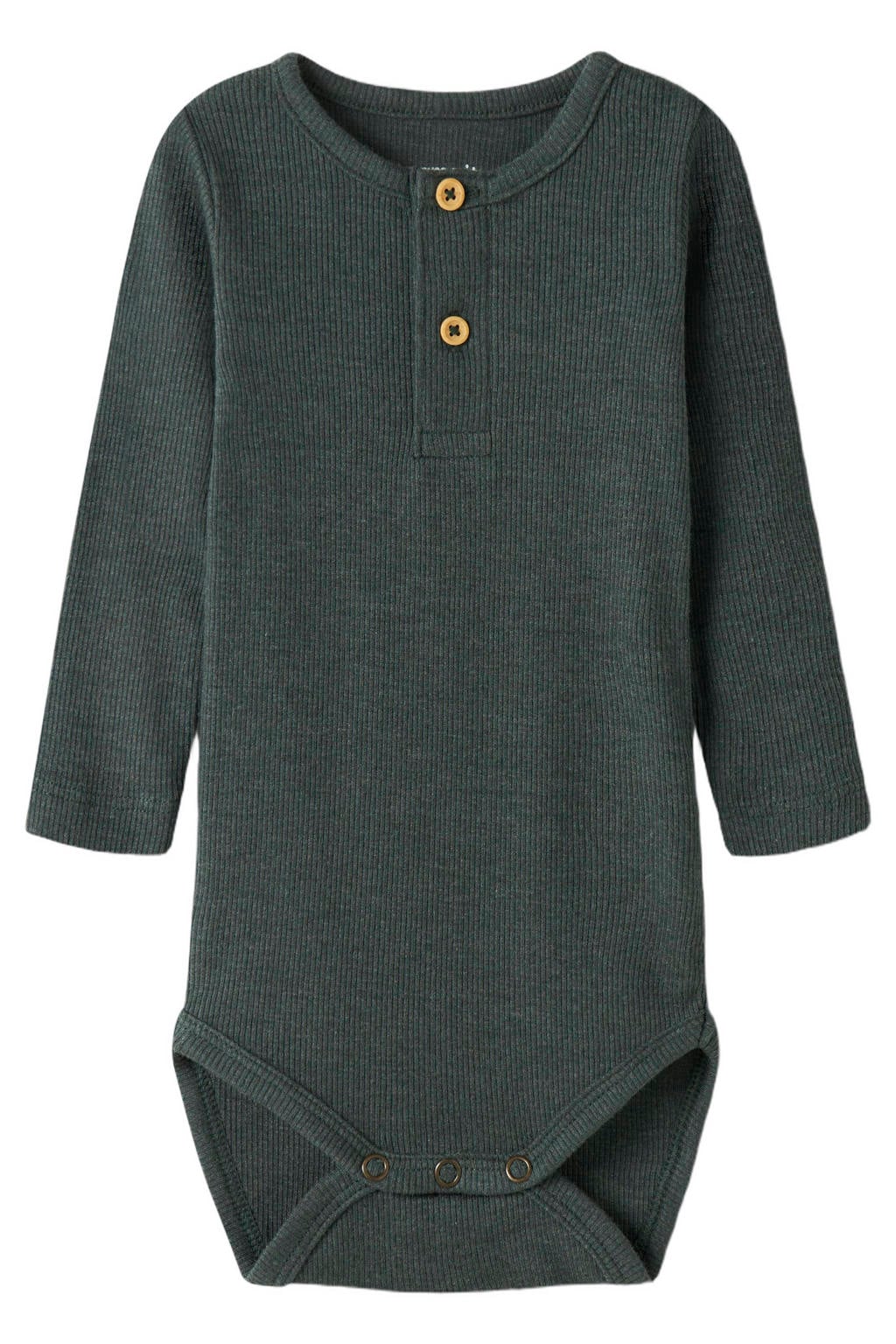 NAME IT BABY romper grijsgroen