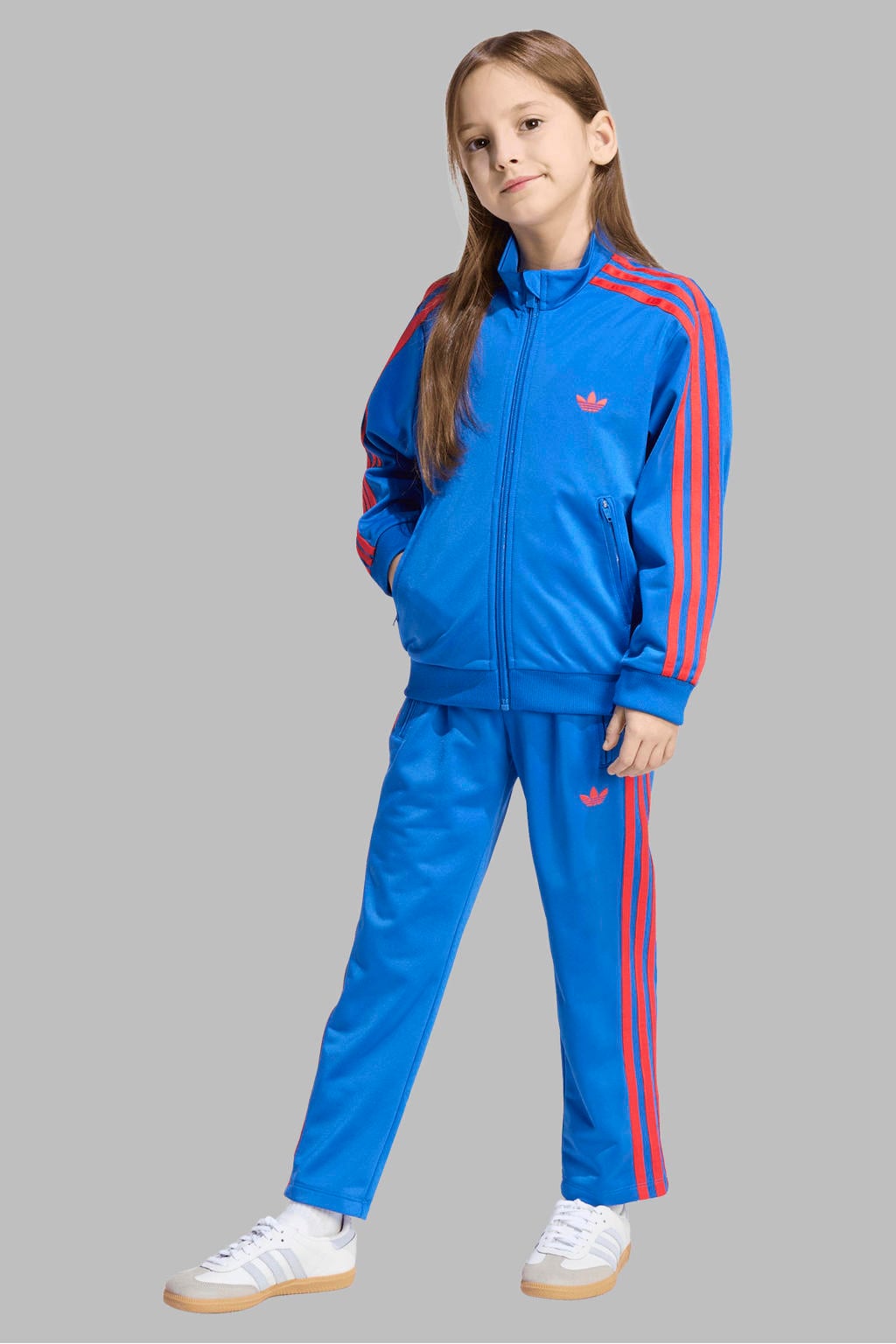 adidas Originals trainingspak Firebird blauw/rood