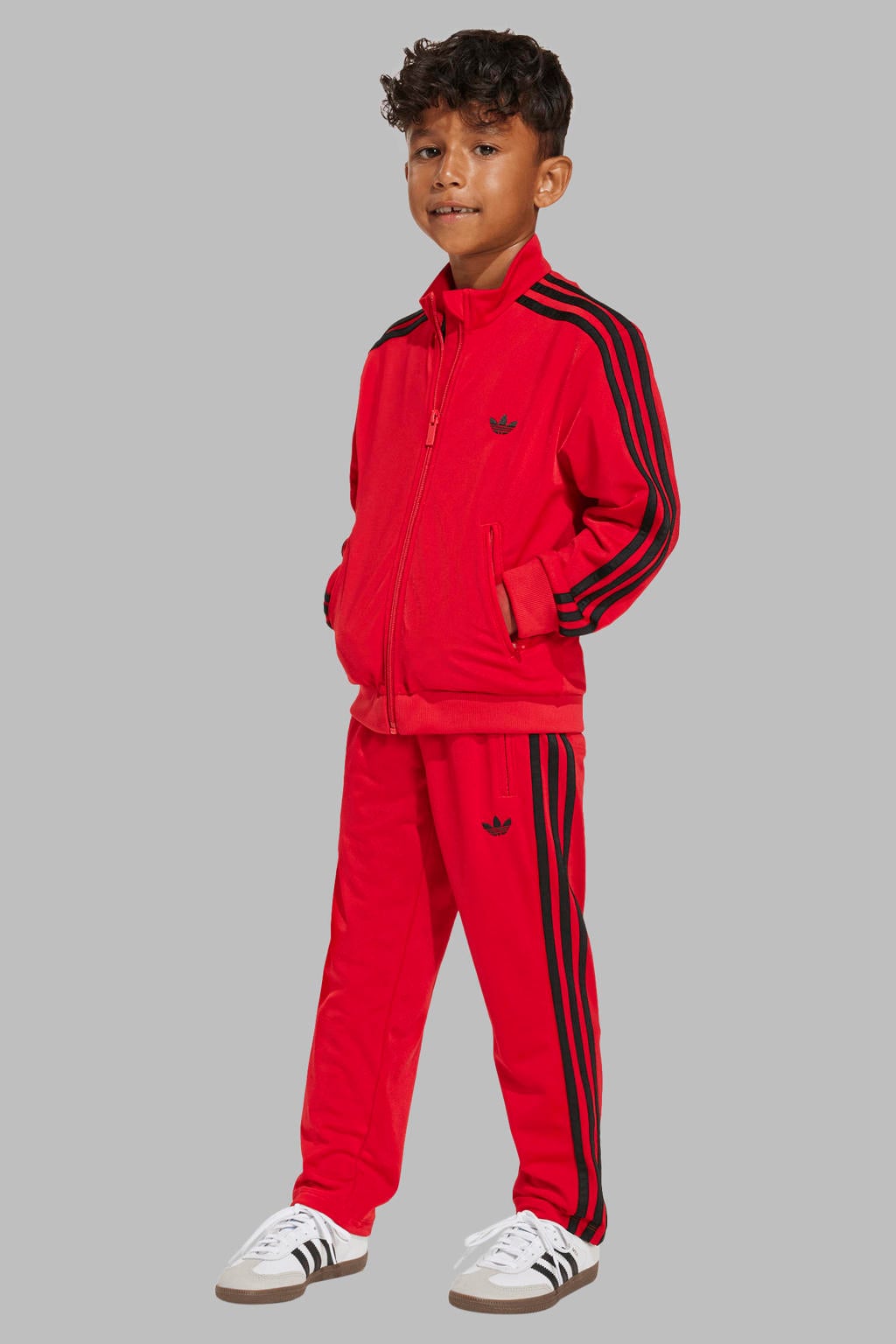 adidas Originals trainingspak Firebird rood/zwart
