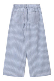 thumbnail: Sissy-Boy gestreepte wide leg jeans light blue denim