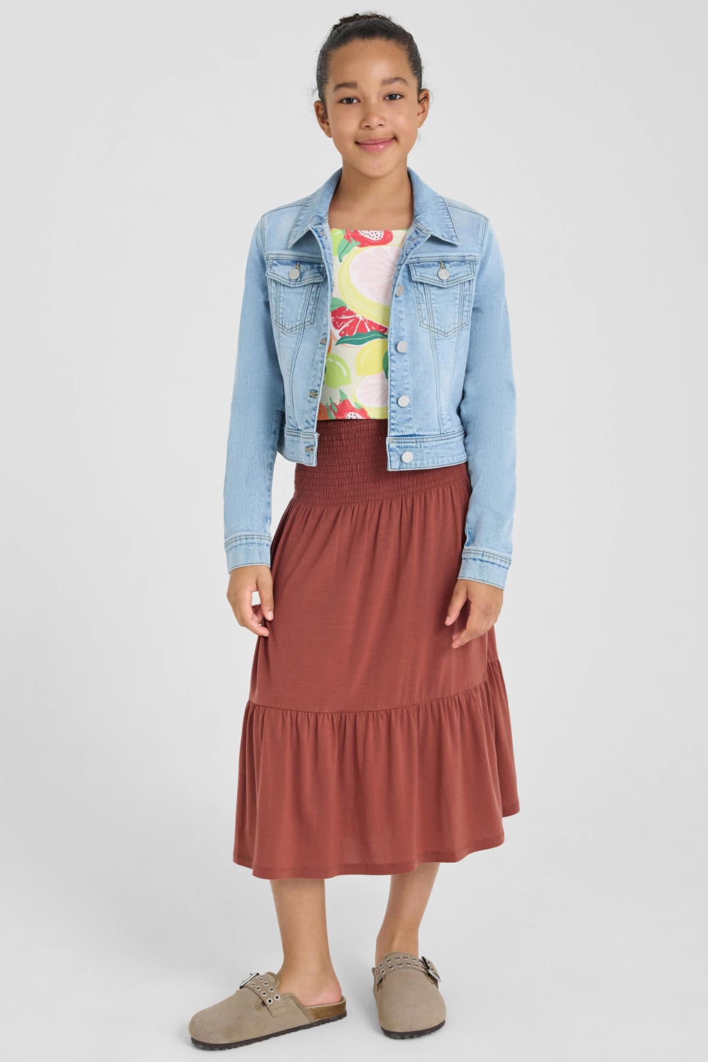 s.Oliver maxi rok brique