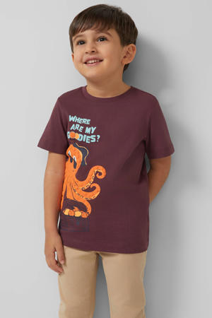 T-shirt donkerpaars