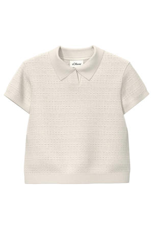 T-shirt ajour ecru