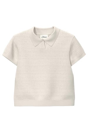 T-shirt ajour ecru