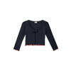 s.Oliver vest rib gebreid donkerblauw