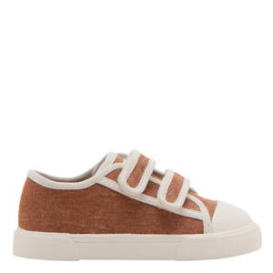 sneakers roestbruin/ecru