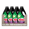 Ariel Vloeibaar Wasmiddel +Zwart Bescherming - 4 x 25 Wasbeurten - 100 wasbeurten