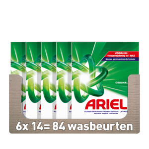 Waspoeder Original - 6 x 700 gram - 6 x 14 wasbeurten - 84 wasbeurten