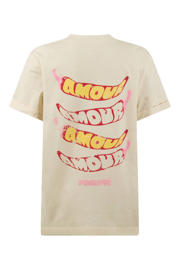 thumbnail: Shoeby T-shirt met backprint ecru