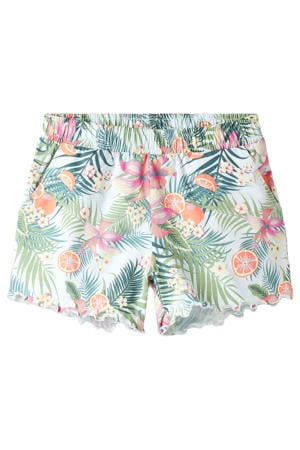 regular waist casual short lichtblauw