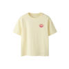 NAME IT KIDS T-shirt met backprint lichtgeel