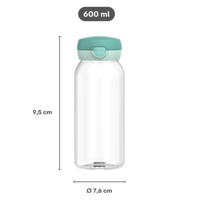 thumbnail: Mepal Campus waterfles (flip-up) (600 ml)