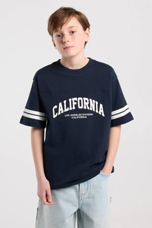 T-shirt donkerblauw