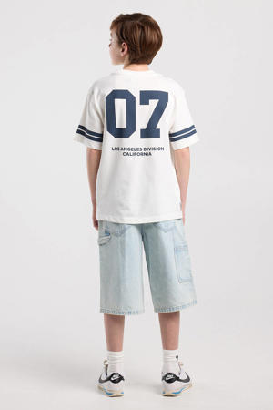 T-shirt met backprint wit