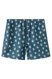 thumbnail: MANGO TEEN zwemshort all over print blauw/wit