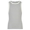 America Today gestreepte tanktop - wit